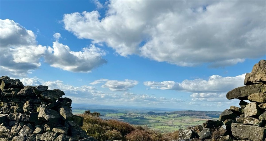 Walking from Hillside Meadow Lodges