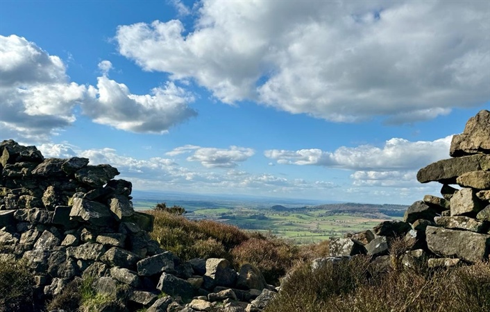 Walking from Hillside Meadow Lodges
