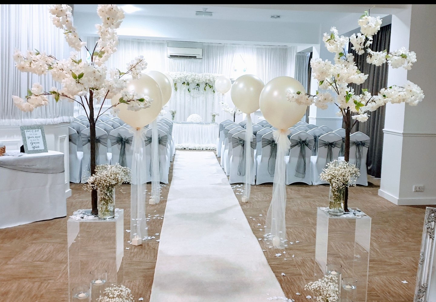 image of a wedding ceremony dressing at the Park Hotel Liverpool